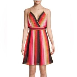 ⭐️MISSONI Metallic Striped Blouson Flare Dress—Event—Evening —New Condition! 44